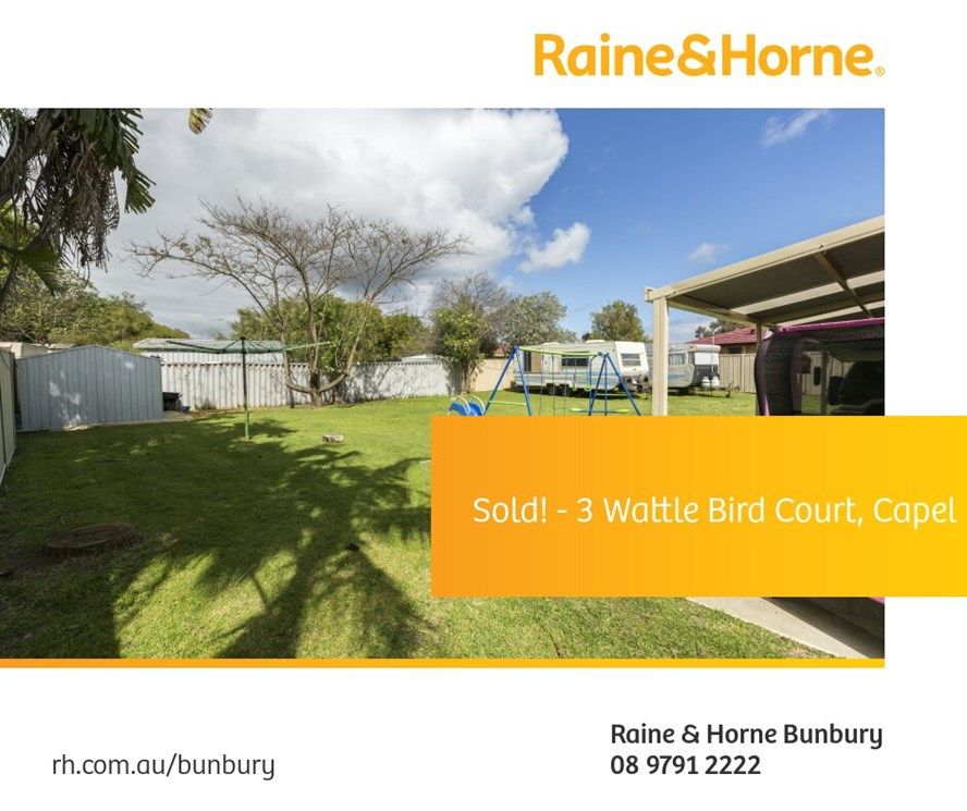 3 WATTLE BIRD COURT, Capel WA 6271, Image 0