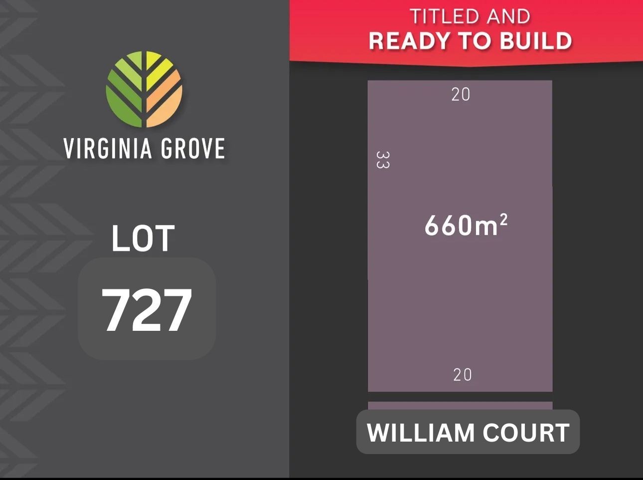 Vacant land in 727 William Court, VIRGINIA SA, 5120