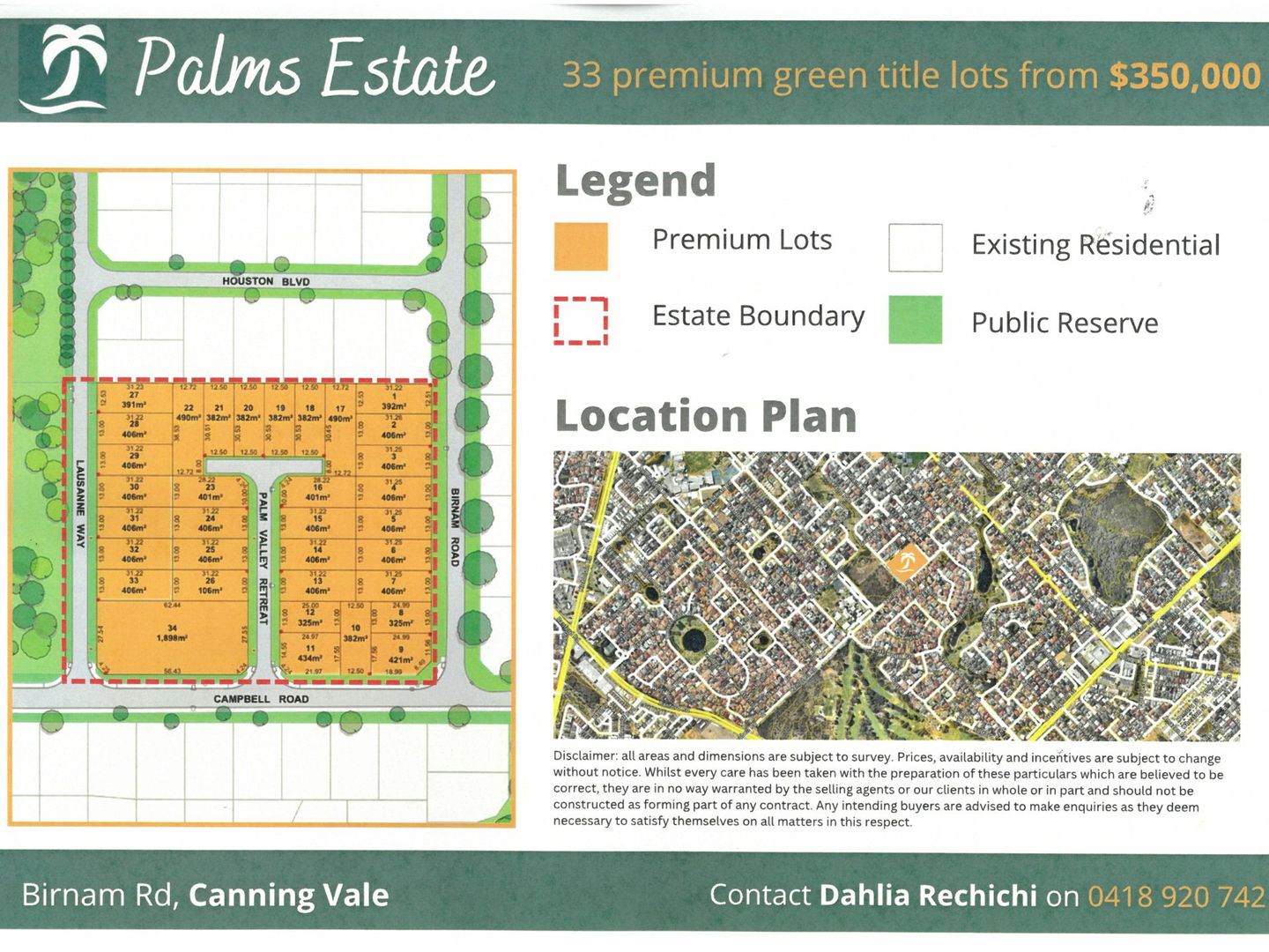 Lots 133 Birnam Road, Canning Vale WA 6155 Domain