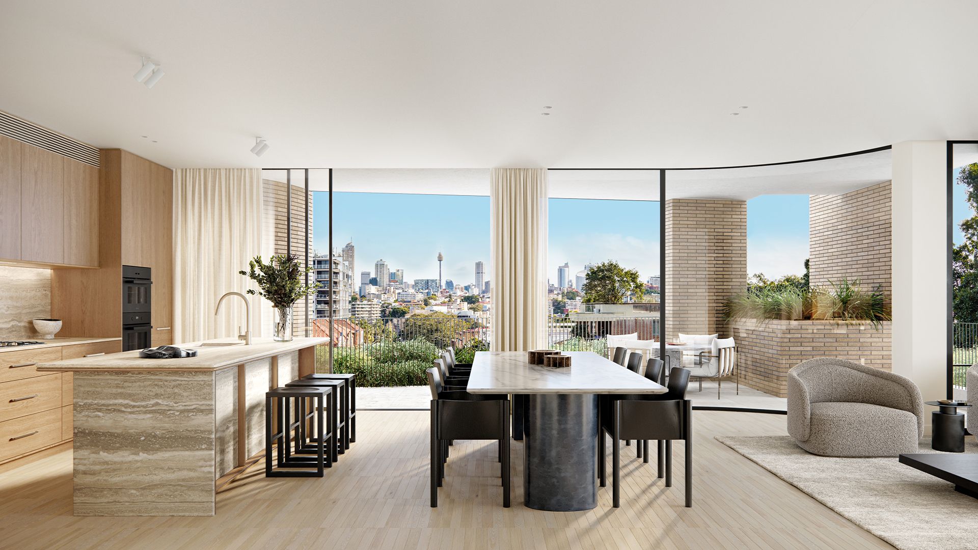 3 bedrooms New Apartments / Off the Plan in 21/1 Mona Road DARLING POINT NSW, 2027