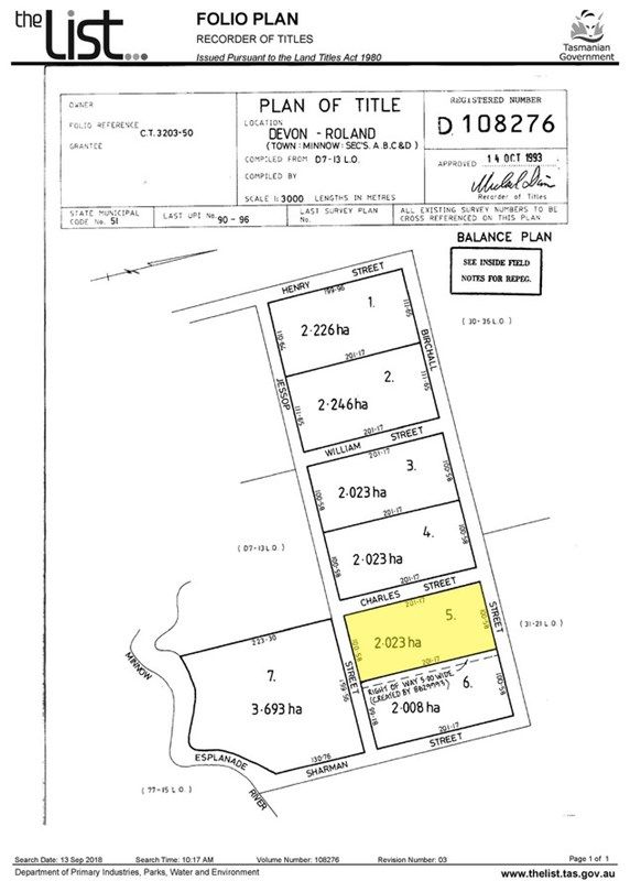 Lot 5 Dawkins Road, Lower Beulah TAS 7306, Image 2