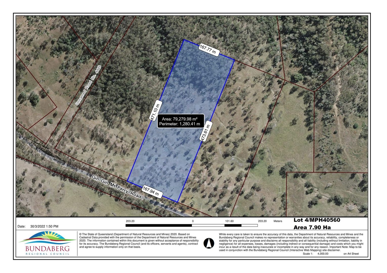 Lot 4 Gin Gin Mount Perry Road, Boolboonda QLD 4671, Image 1