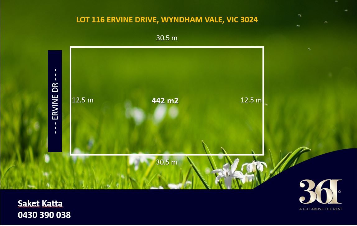 Vacant land in 116 Ervine Drive, WYNDHAM VALE VIC, 3024