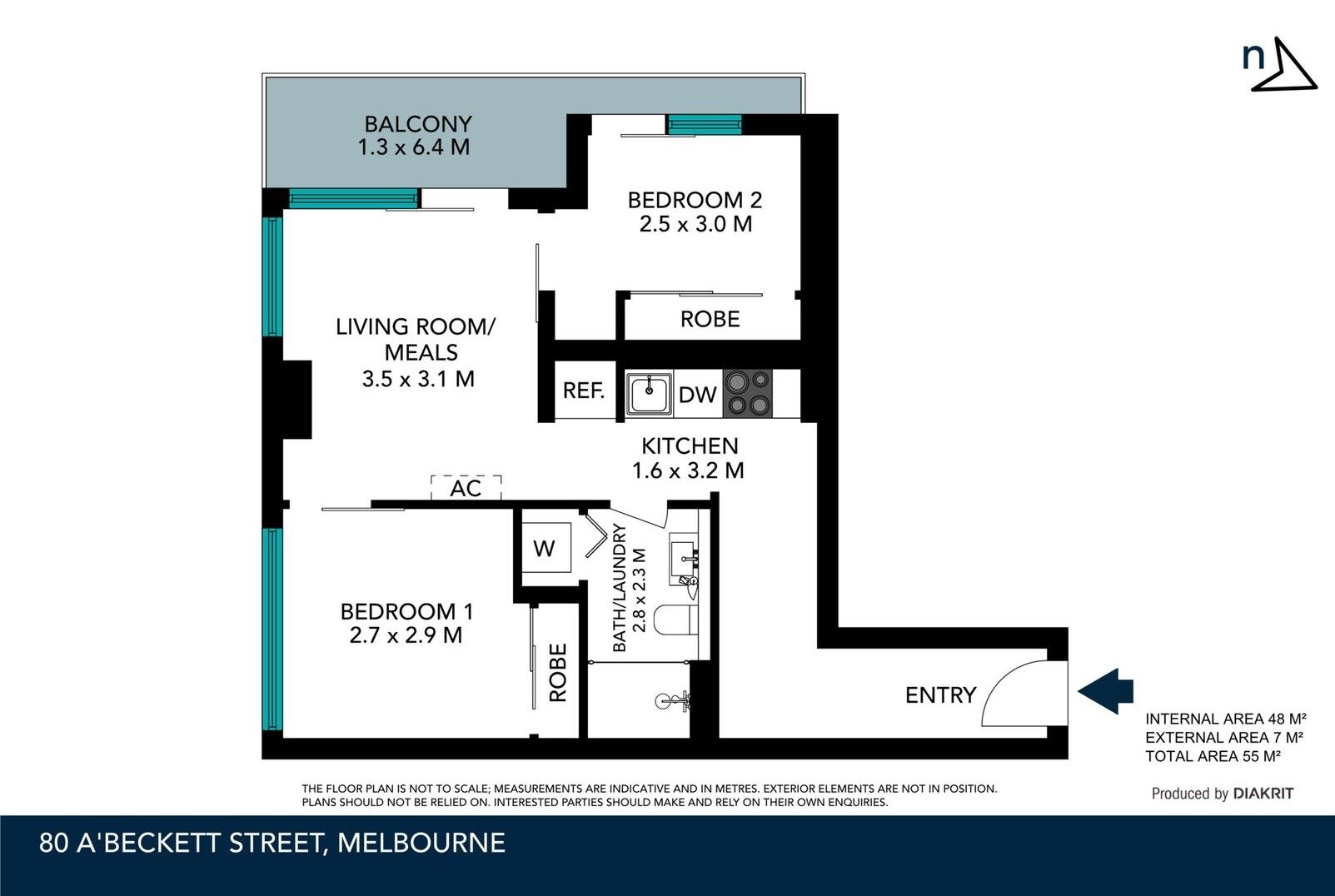 2 bedrooms Apartment / Unit / Flat in 3408/80 Abeckett Street MELBOURNE VIC, 3000