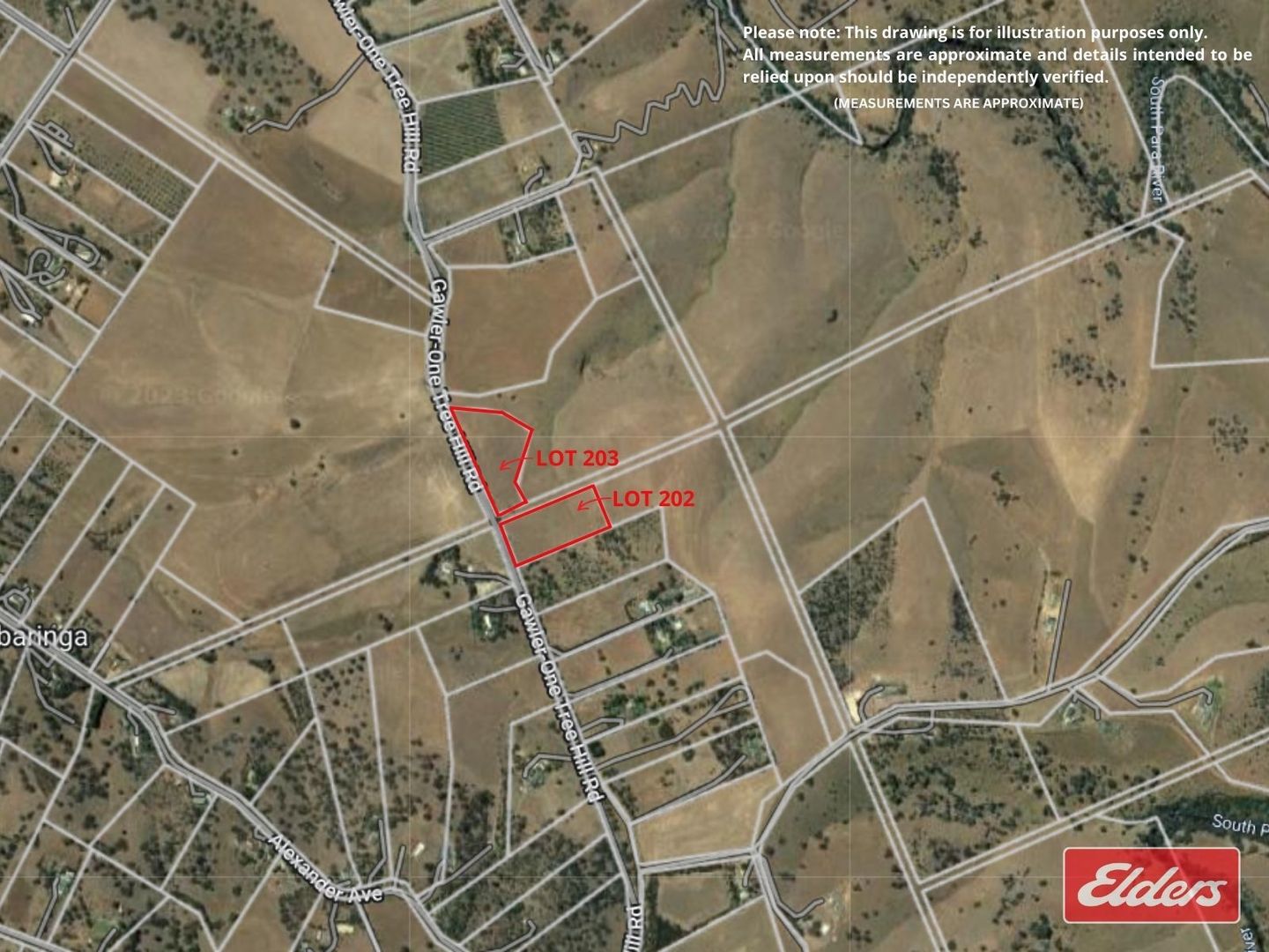 202 & 203 Gawler One Tree Hill Road, Bibaringa SA 5118 Vacant Land