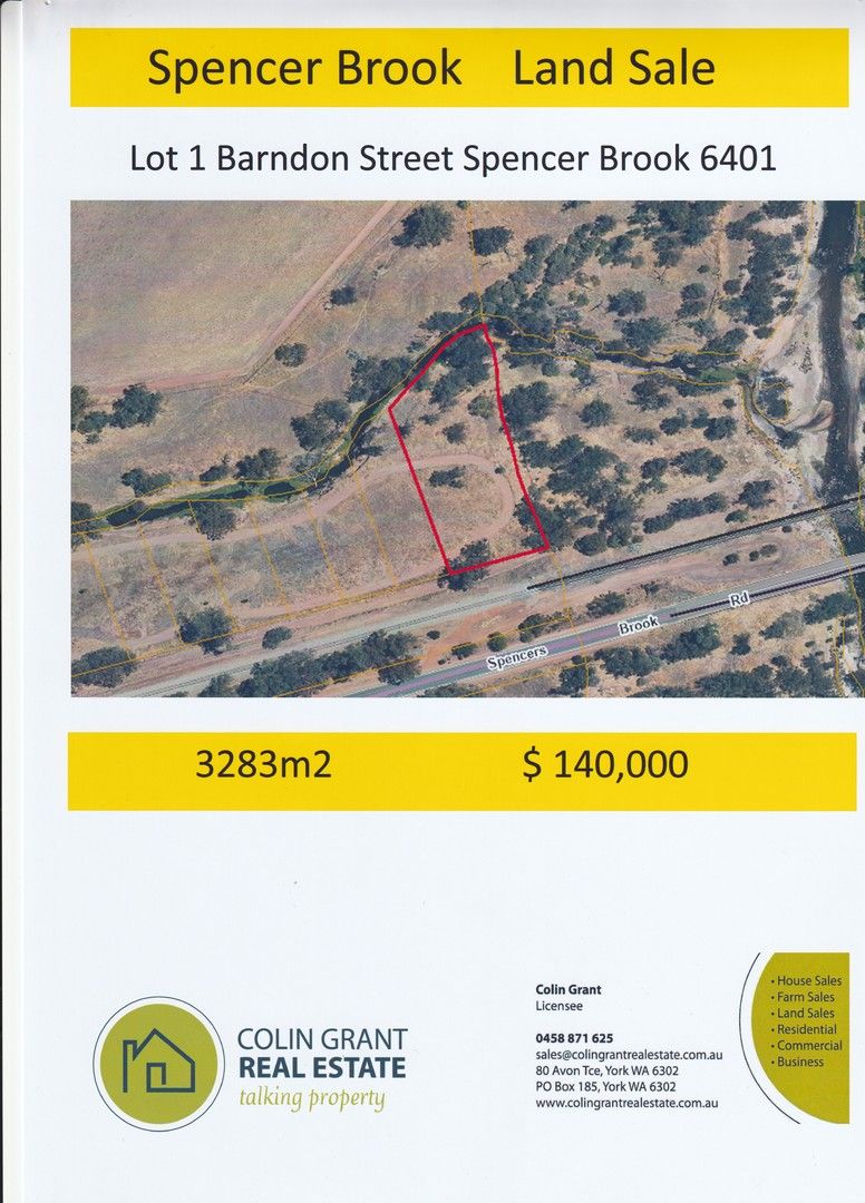 Lot 1 Barndon Street, Spencers Brook WA 6401, Image 0