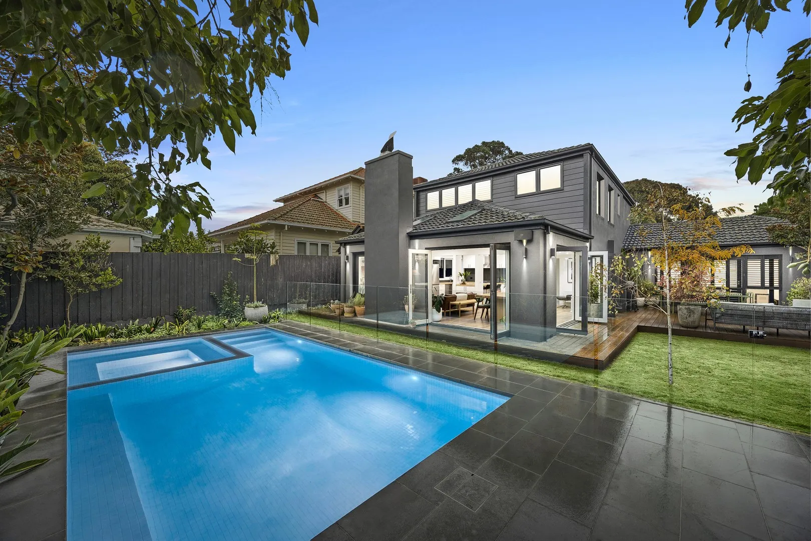 Tropical Calm and Poolside Living Moments from the Bay