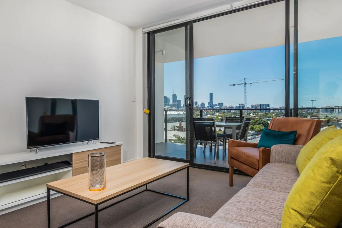 North-Facing Apartment | Sweeping Gabba Views, Rare Tandem Parking & Low BC Levies - More