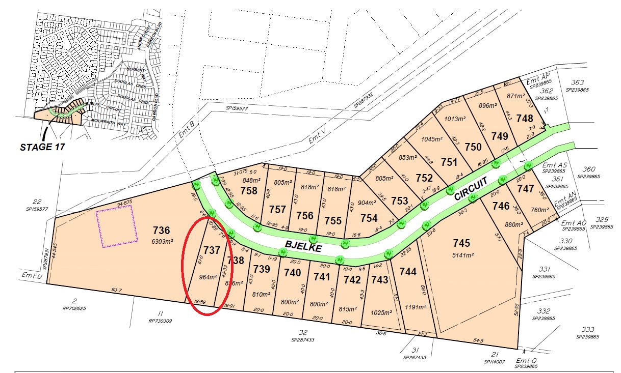 Vacant land in Lot 737 Bjelke cct, RURAL VIEW QLD, 4740