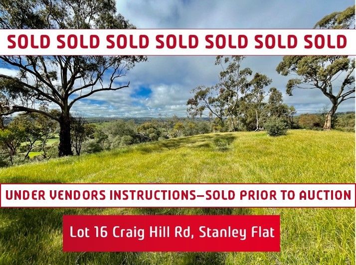 16 Craig Hill Road, Stanley Flat SA 5453, Image 0