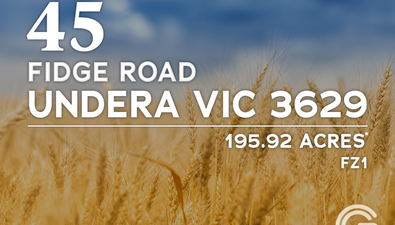 Picture of 45 Fidge Road, UNDERA VIC 3629
