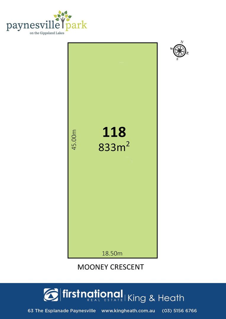Lot 118 Mooney Crescent, Paynesville VIC 3880 Domain