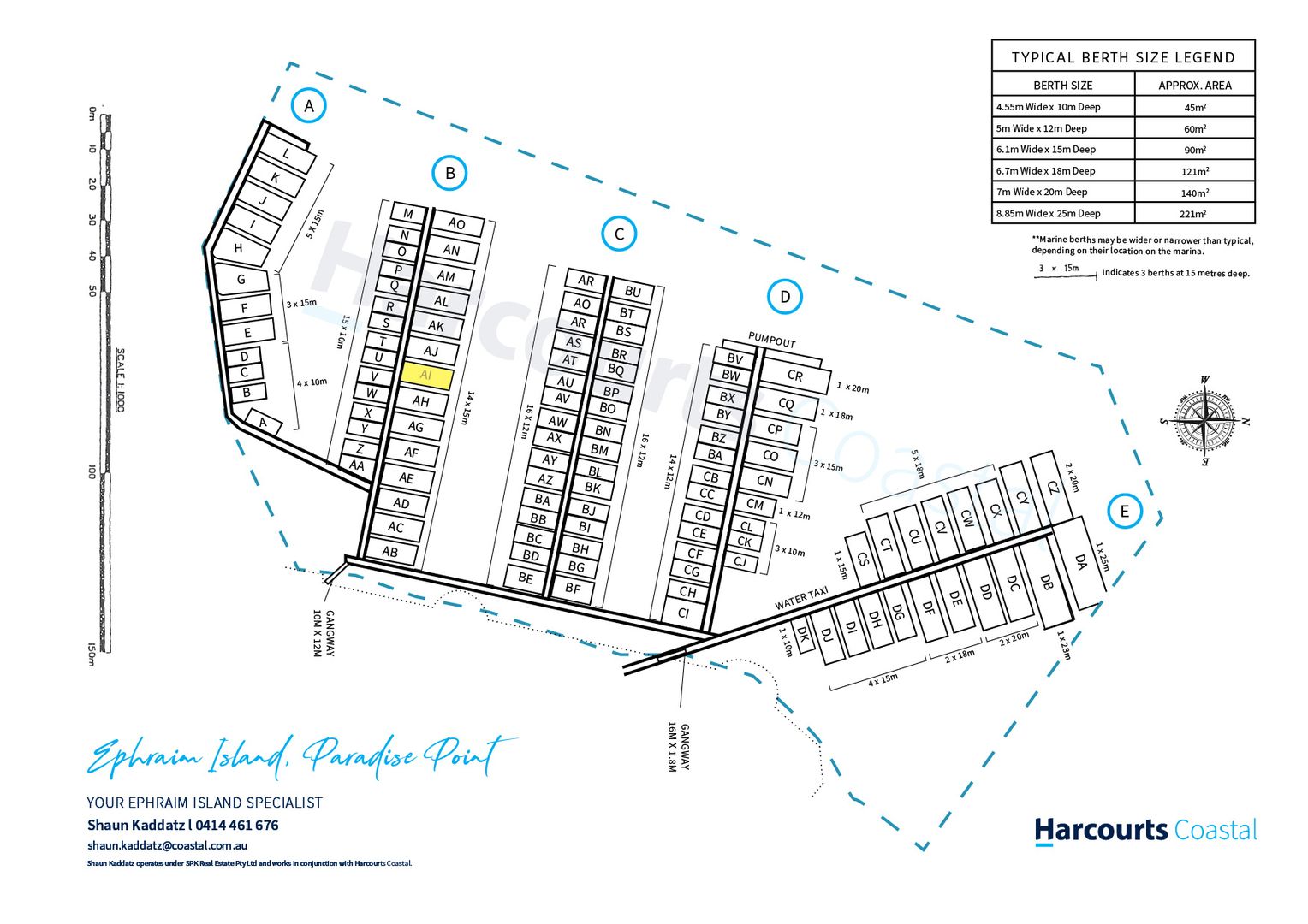 Marina Berth AI Ephraim Island, Paradise Point QLD 4216, Image 2