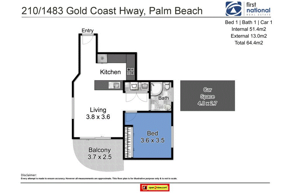 210/1483 Gold Coast Highway, Palm Beach QLD 4221, Image 1