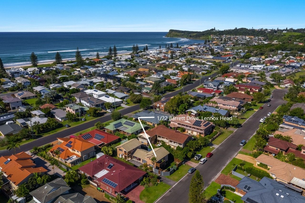 2 bedrooms Duplex in 1/22 Barrett Drive LENNOX HEAD NSW, 2478
