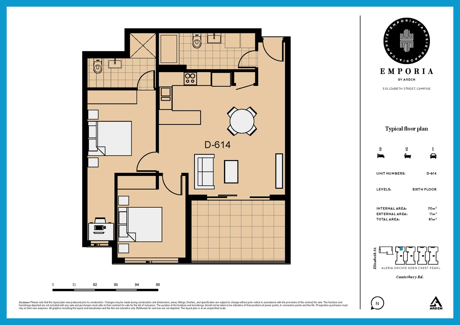 Additional image 8 of 2Bed+Study, 181/548 Canterbury Rd, Campsie NSW 2194