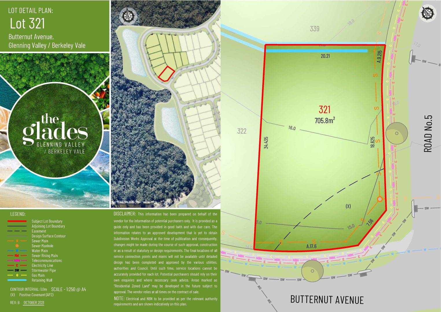 Lot 321 Butternut Avenue, Berkeley Vale NSW 2261 Domain