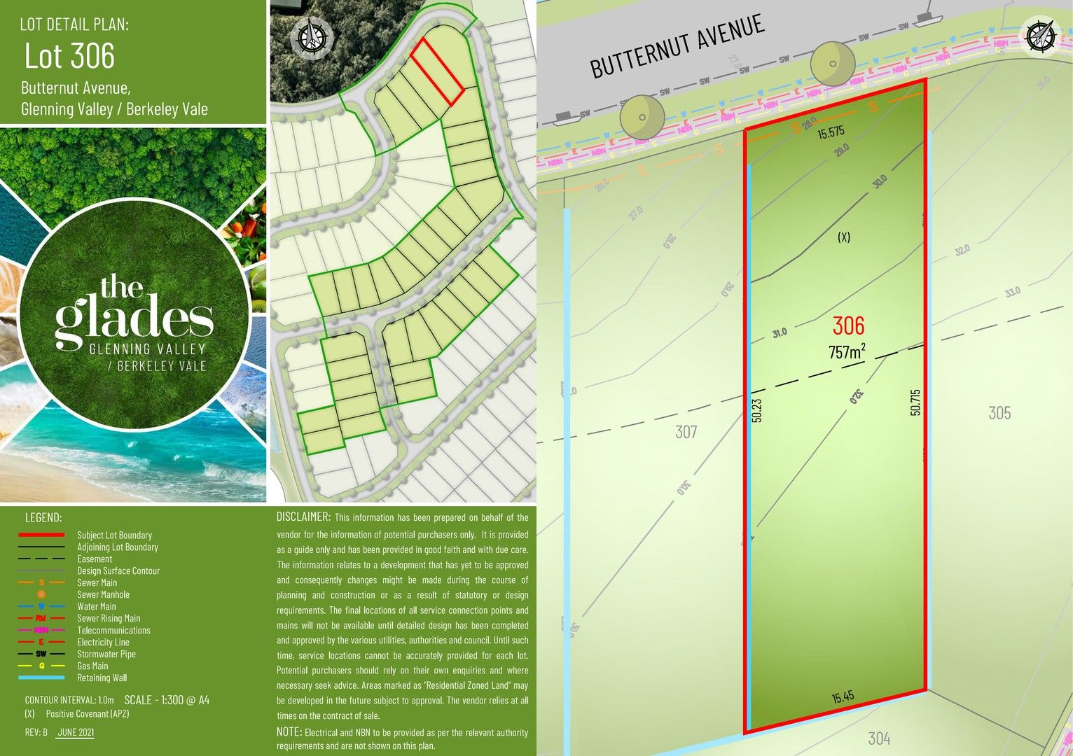 Lot 306 Butternut Avenue, Berkeley Vale NSW 2261 Domain
