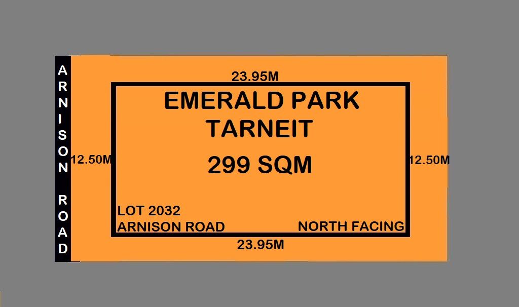 Vacant land in Lot 2032 ARNISON ROAD, TARNEIT VIC, 3029