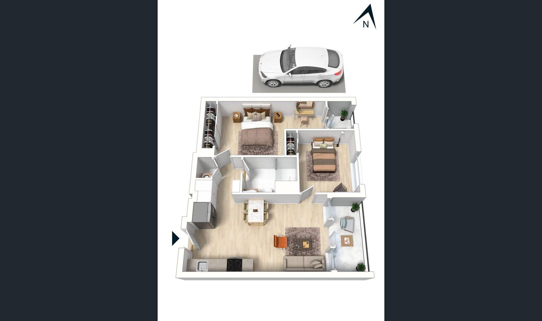 2 bedrooms Apartment / Unit / Flat in 1403e/888 Collins Street DOCKLANDS VIC, 3008