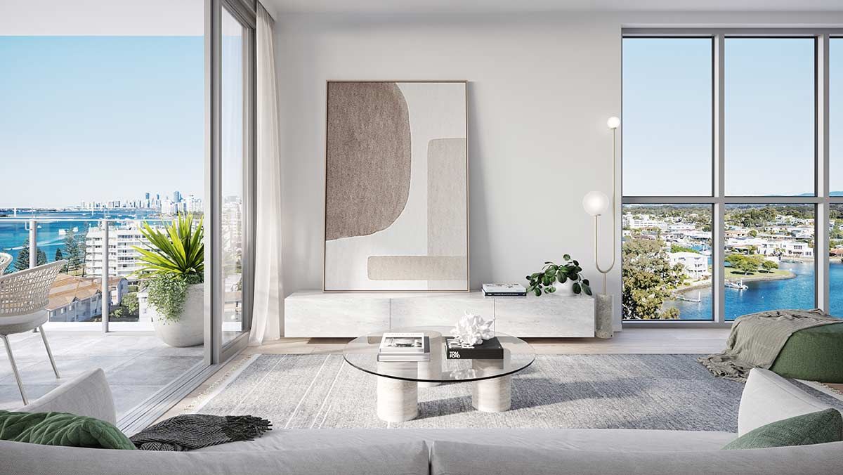 3 bedrooms New Apartments / Off the Plan in 803/61 Back Street BIGGERA WATERS QLD, 4216