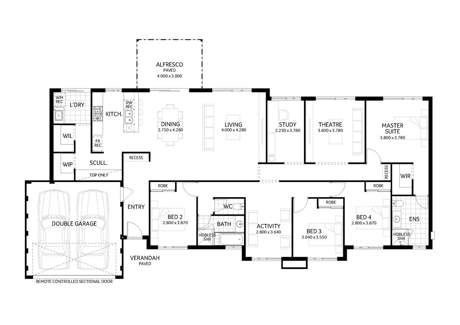 4 bedrooms New House & Land in  CHIDLOW WA, 6556