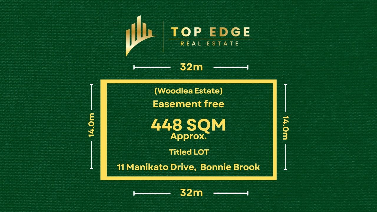 Vacant land in 11 Manikato Drive, BONNIE BROOK VIC, 3335