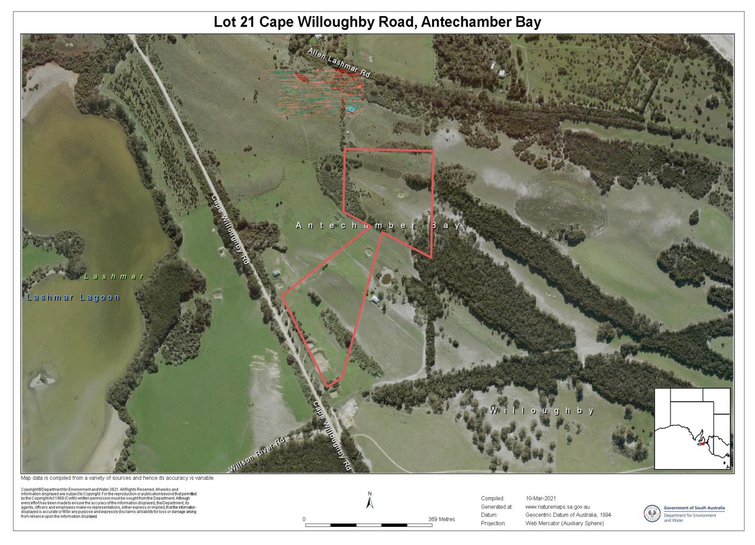 Lot 21 Cape Willoughby Road, Antechamber Bay SA 5222, Image 1
