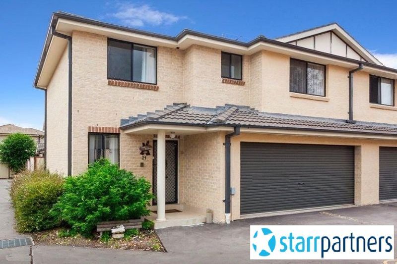 3 bedrooms Townhouse in 21/10 Abraham Street ROOTY HILL NSW, 2766