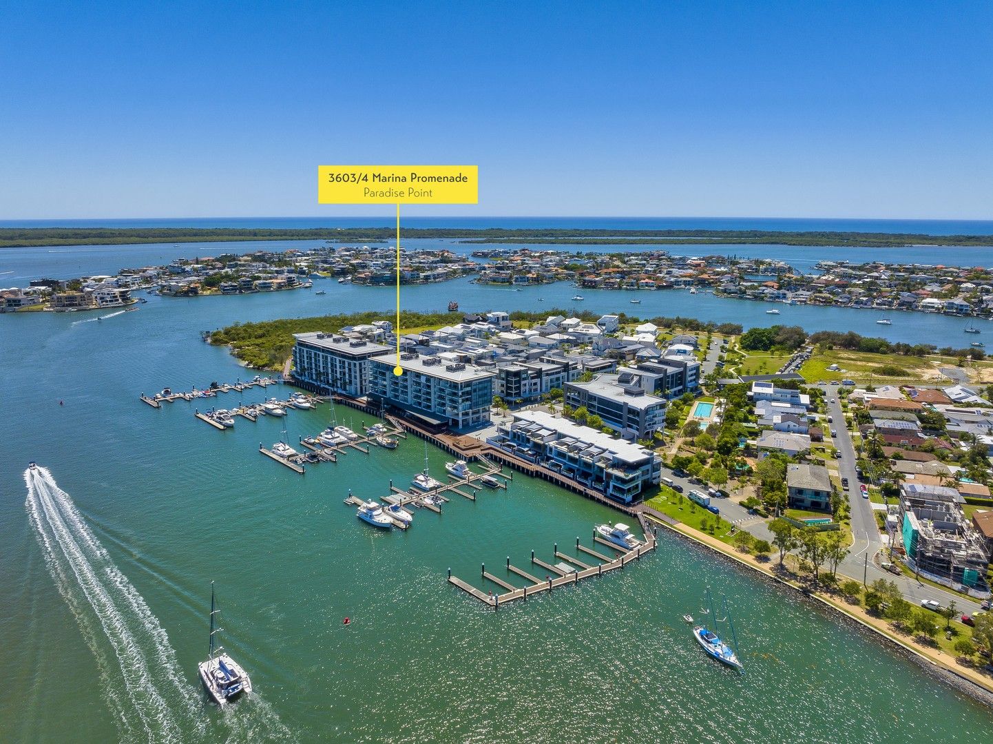 3 bedrooms Apartment / Unit / Flat in 3603/4 Marina Promenade PARADISE POINT QLD, 4216