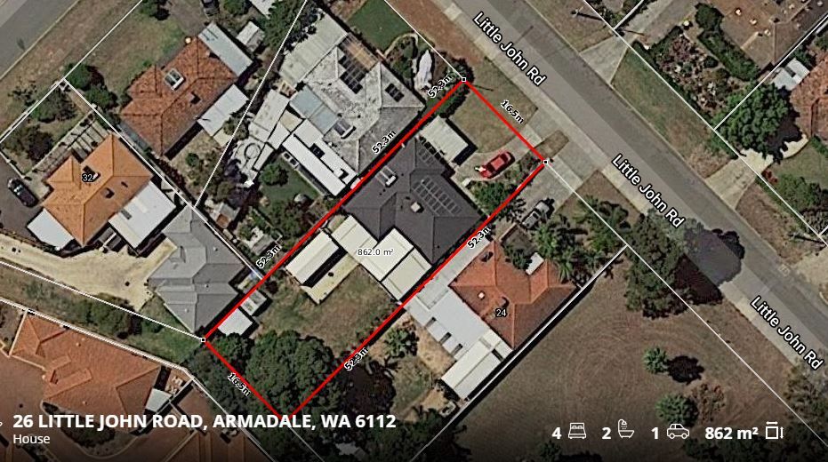 4 bedrooms House in 26 Little John Road ARMADALE WA, 6112
