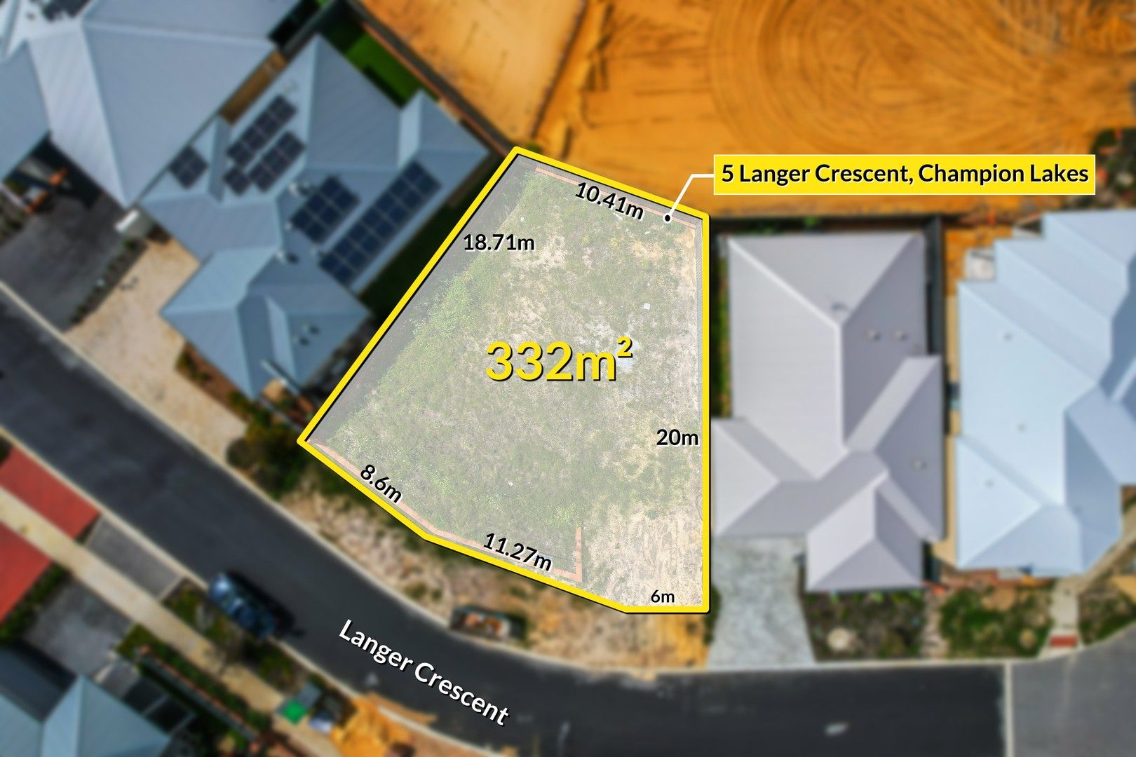 Vacant land in 5 Langer Crescent, CHAMPION LAKES WA, 6111