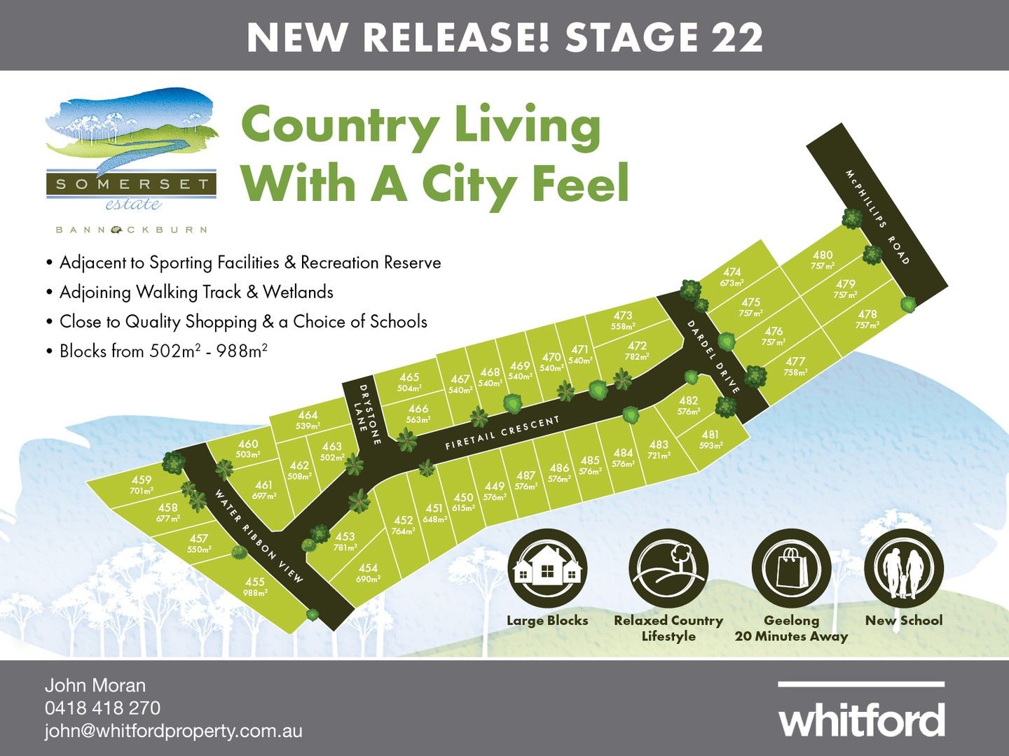 Vacant land in Stage 22 Somerset Estate, BANNOCKBURN VIC, 3331