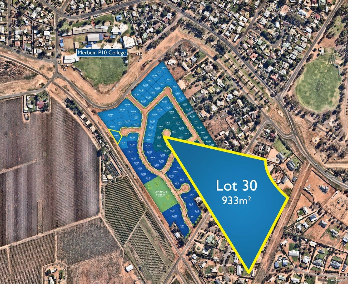 Vacant land in Lot 30/67 River Avenue - Stage 2, River Heights Estate, MERBEIN VIC, 3505