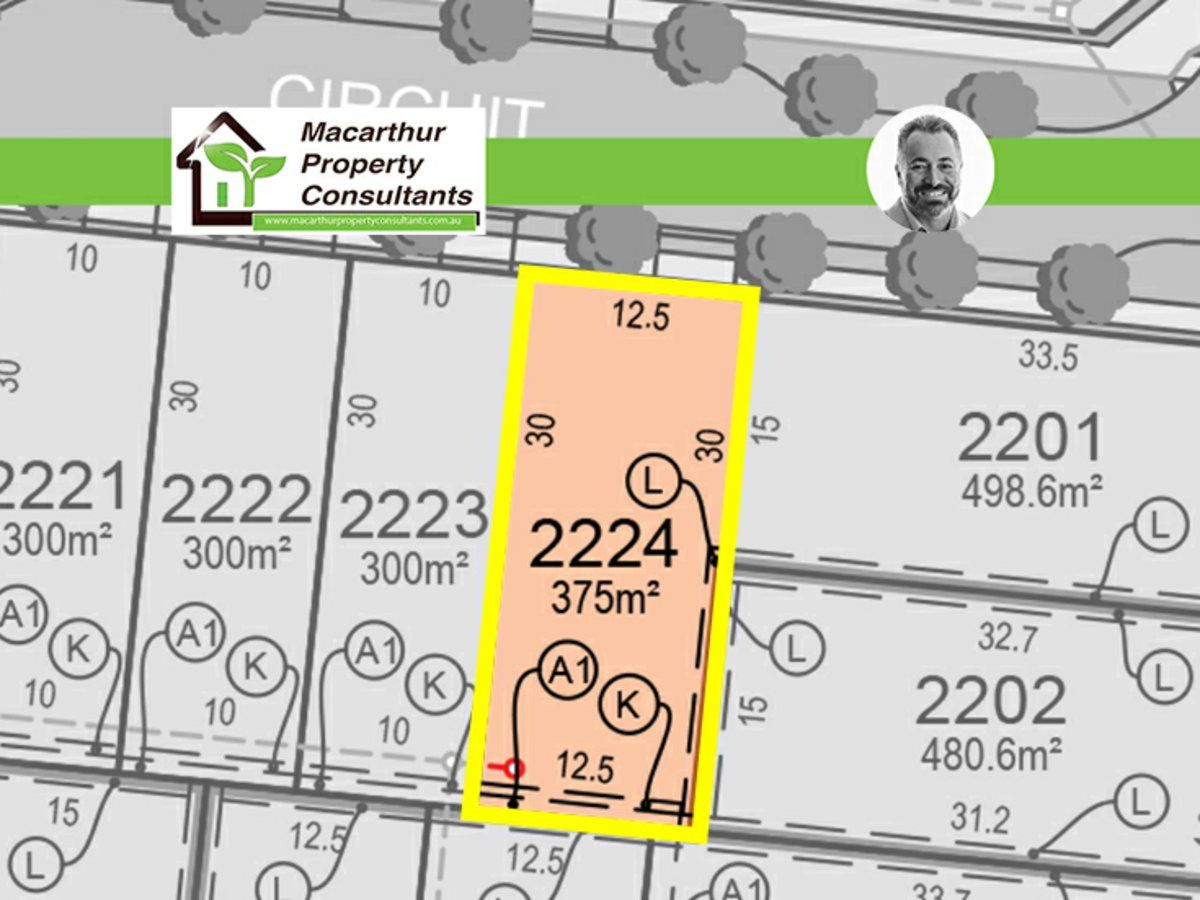 Vacant land in Lot 2224/L Grebe Circuit, ORAN PARK NSW, 2570
