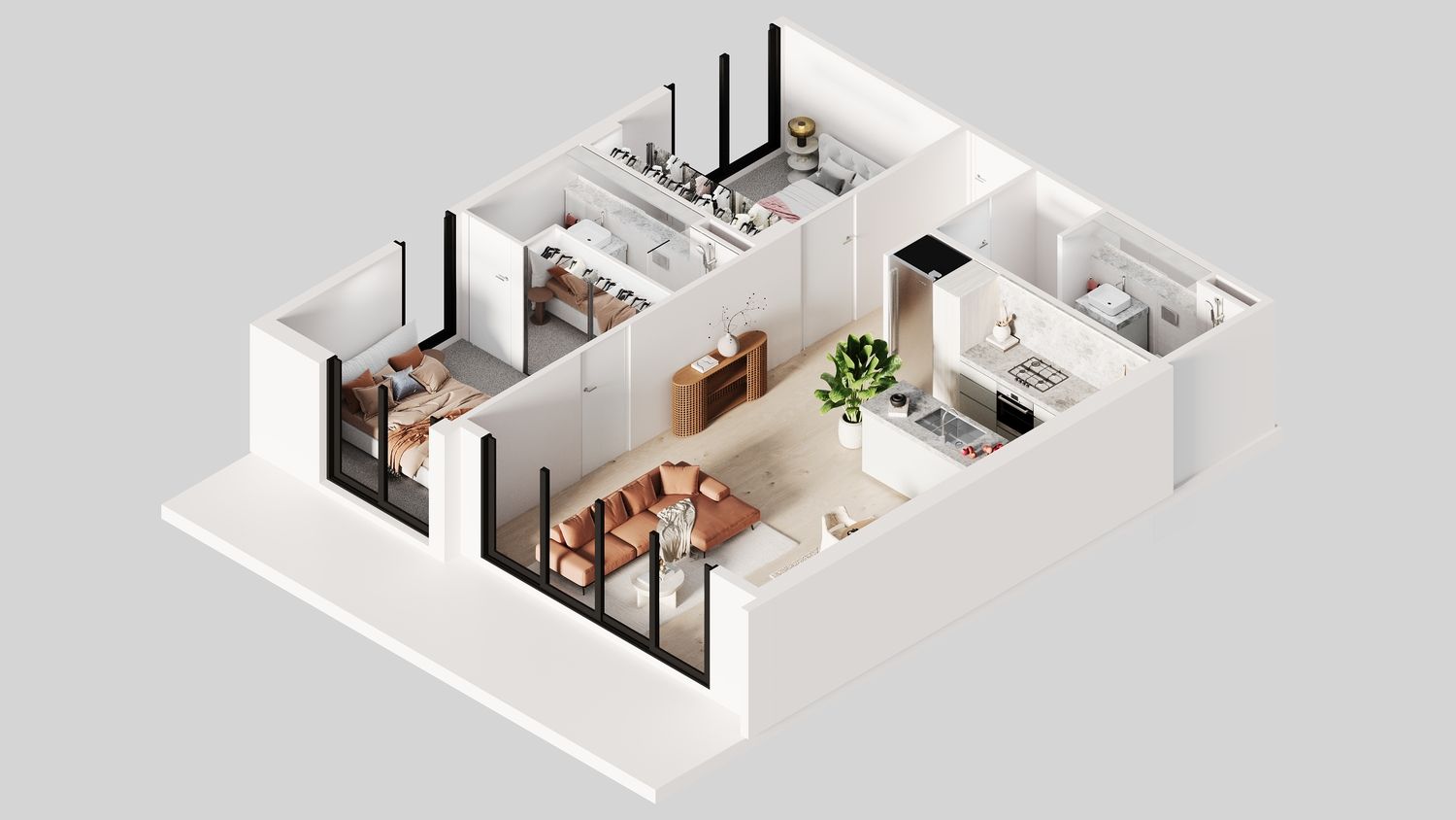 2 bedrooms Apartment / Unit / Flat in 206/1631-1637 Malvern Road GLEN IRIS VIC, 3146