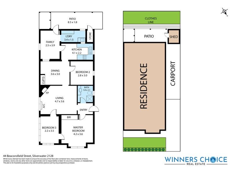 3 bedrooms House in 44 Beaconsfield Street SILVERWATER NSW, 2128