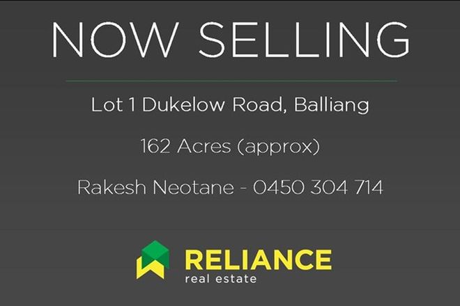 Picture of LOT 1 Dukelows Road, BALLIANG VIC 3340