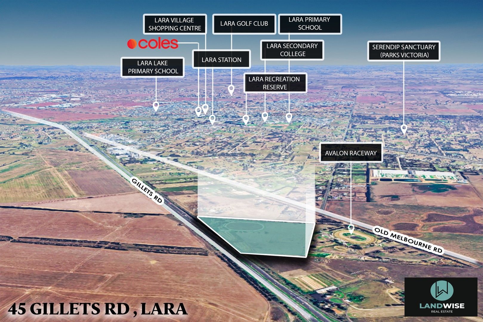 Vacant land in 45 Gillets Road, LARA VIC, 3212