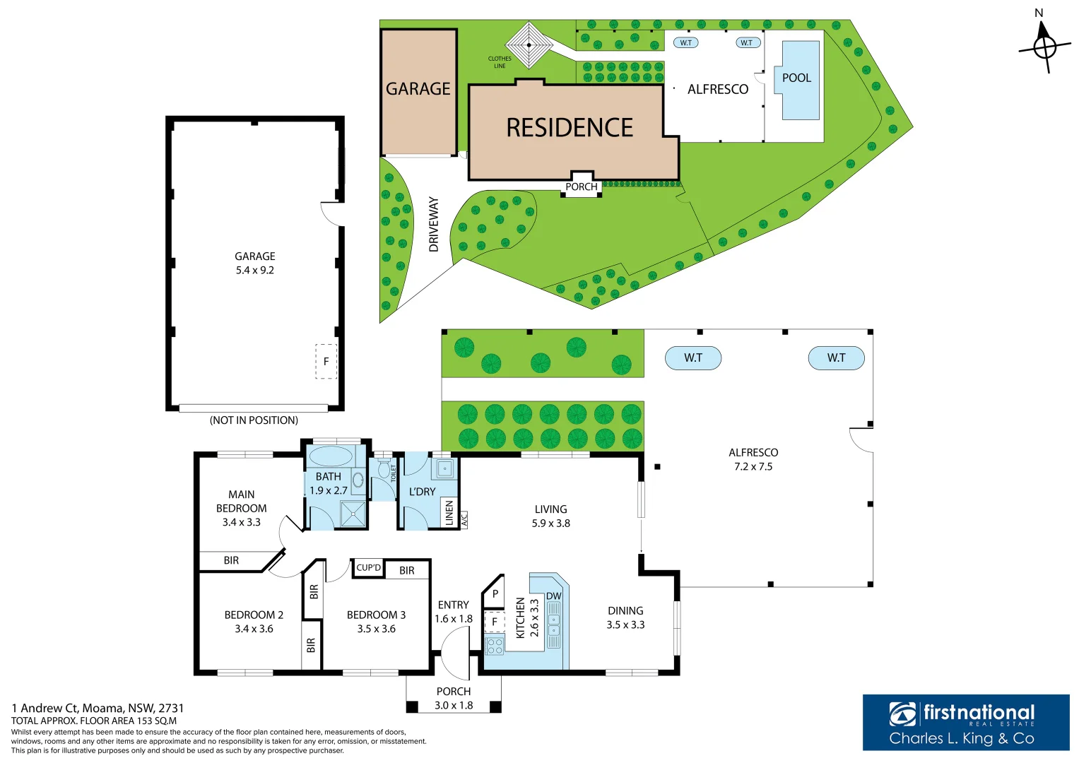 1 Andrews Court, Moama NSW 2731 | Domain
