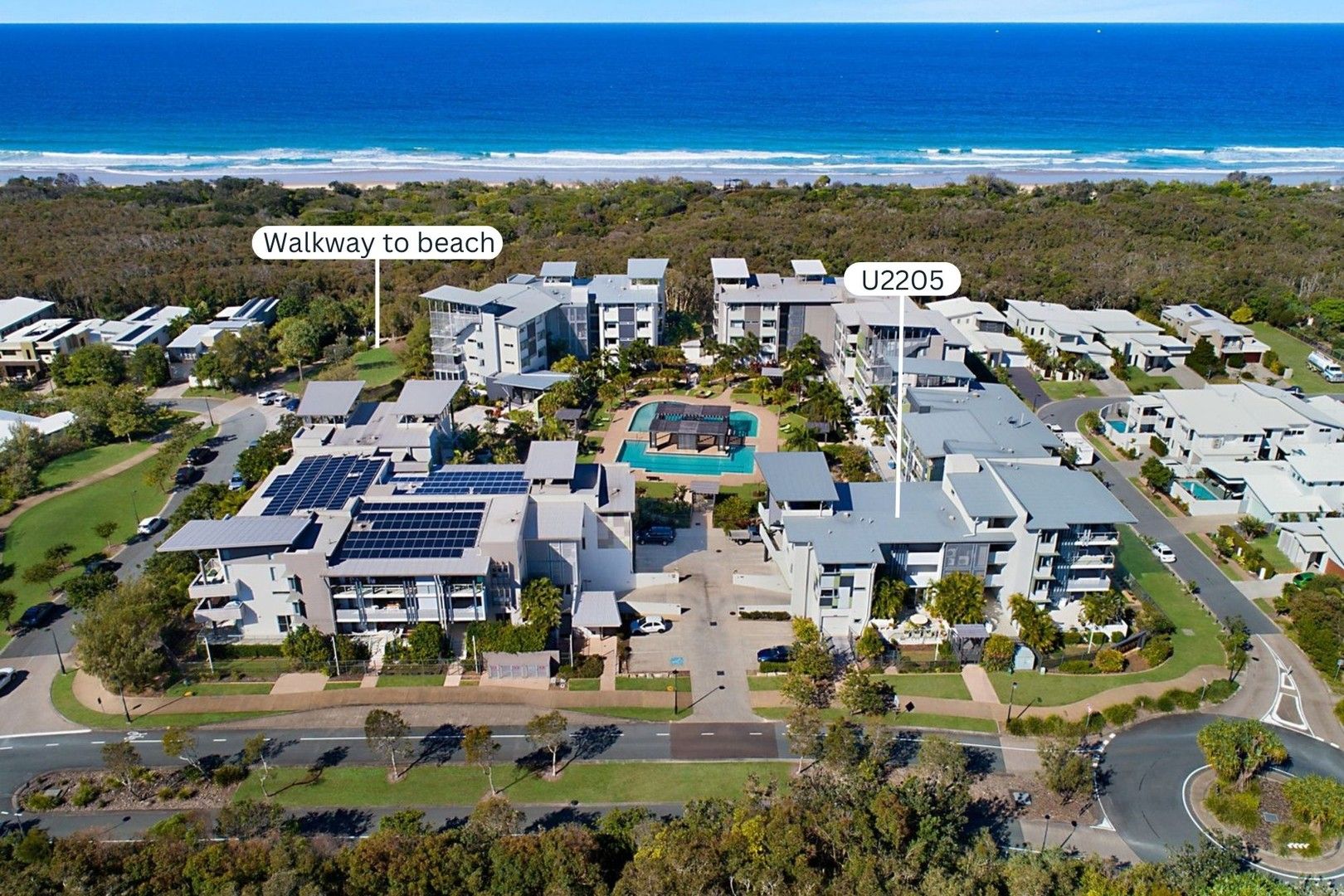 2 bedrooms Apartment / Unit / Flat in 2205/27 Boardwalk Boulevard MOUNT COOLUM QLD, 4573