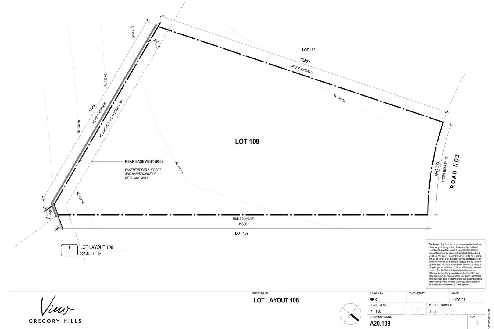 Vacant land in 108 Turner Road, GREGORY HILLS NSW, 2557