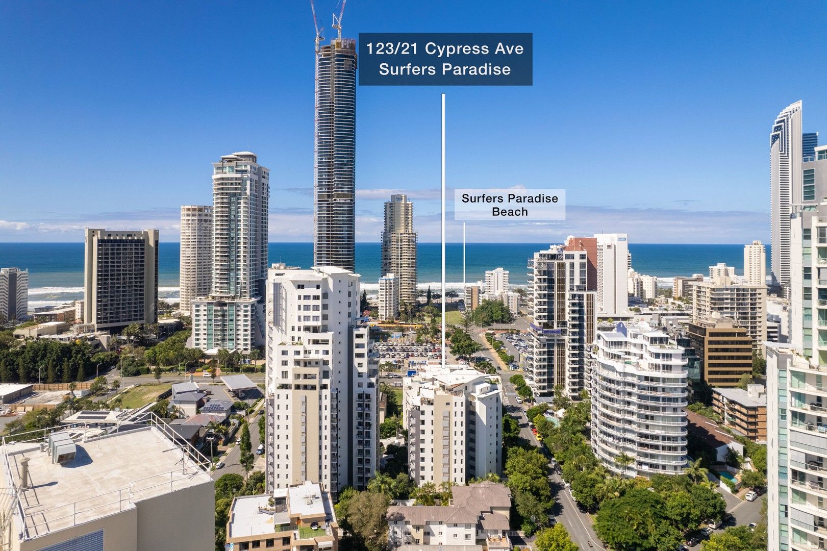 2 bedrooms Apartment / Unit / Flat in 123/21 Cypress Avenue SURFERS PARADISE QLD, 4217