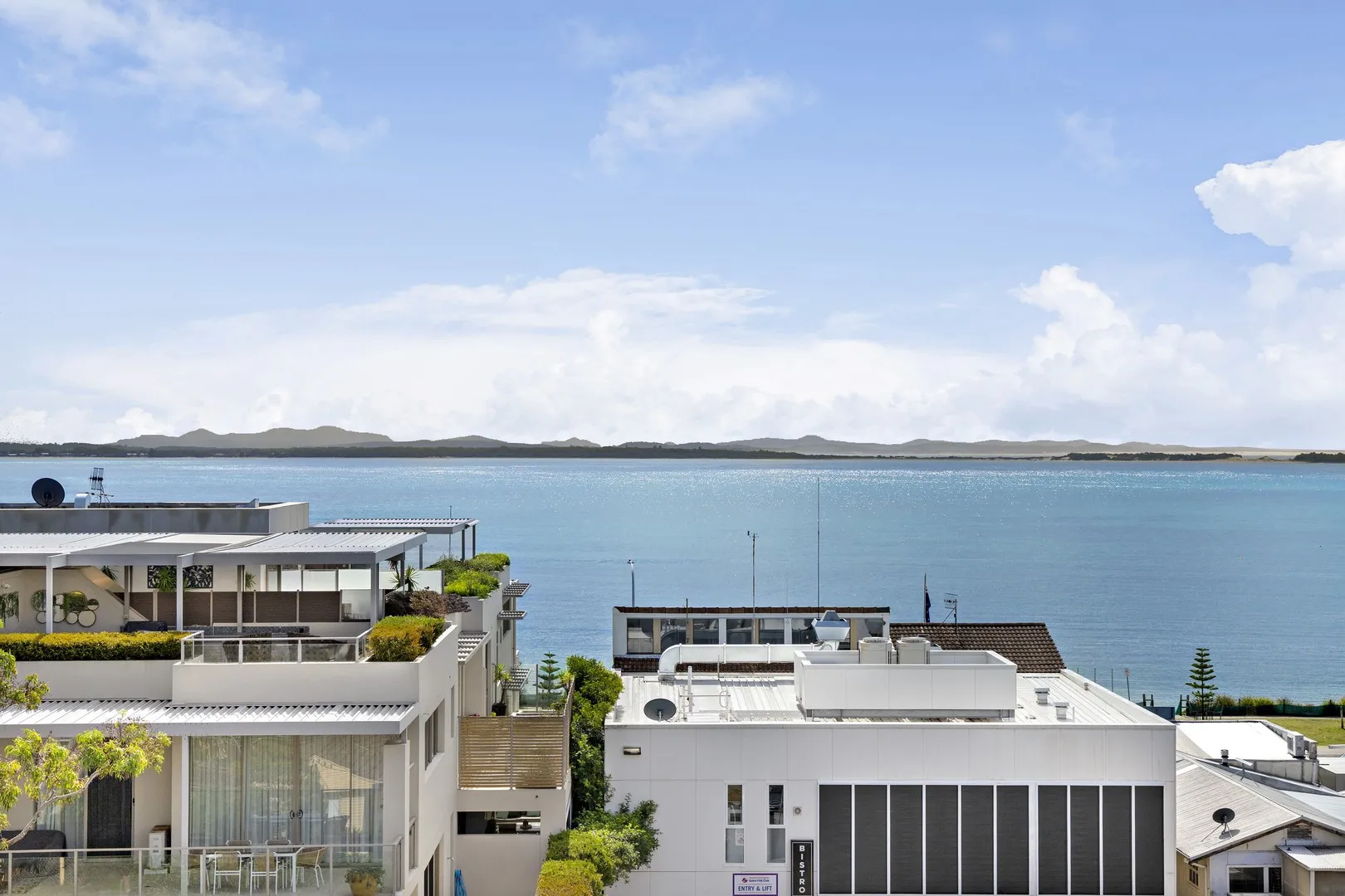 Shoal Bay Views from a Modern Top-Floor Apartment