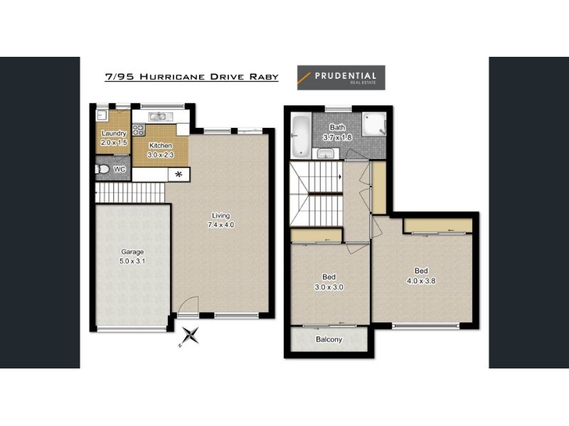 2 bedrooms Townhouse in 7/95 Hurricane Drive RABY NSW, 2566