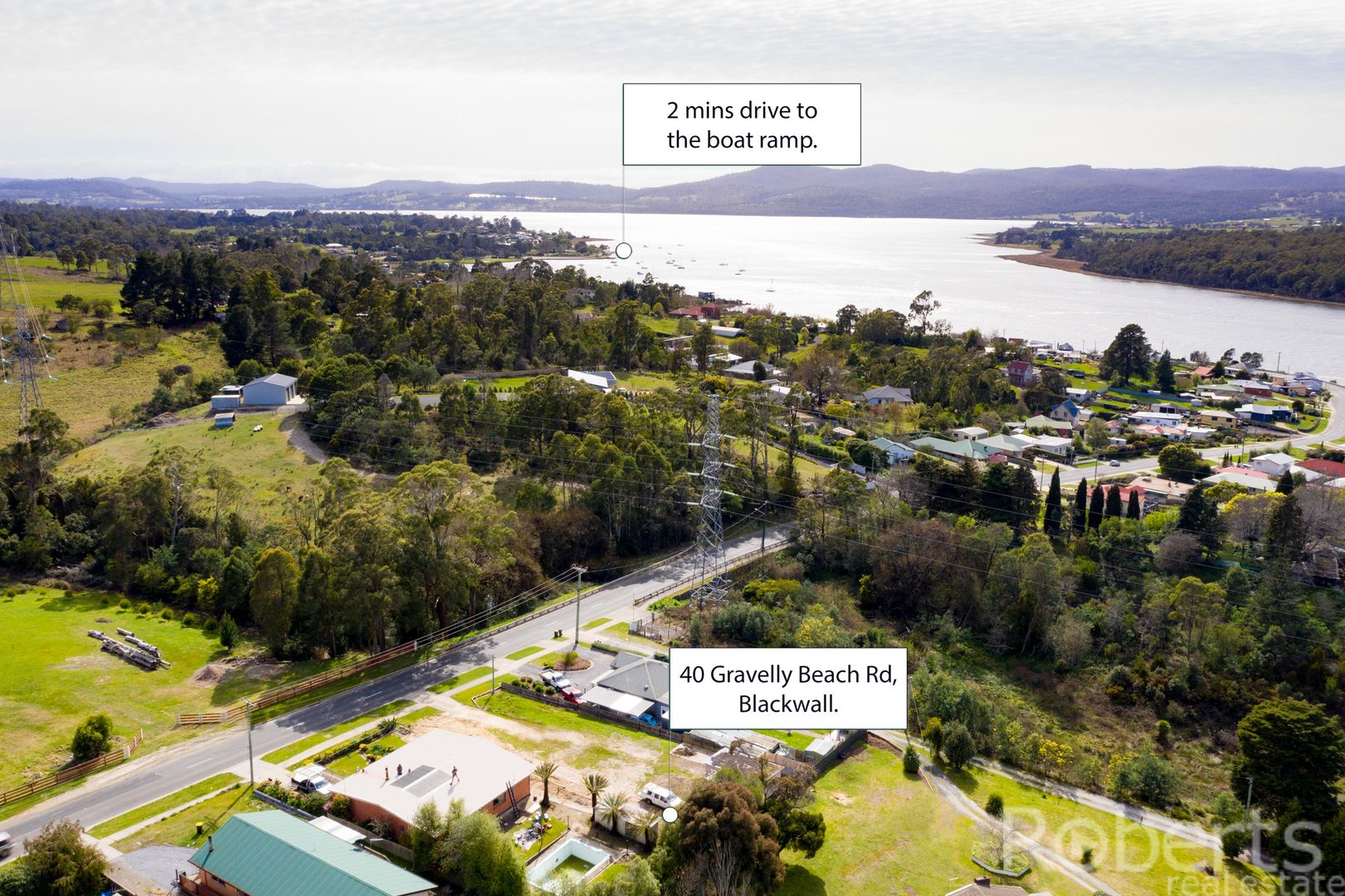 40 Gravelly Beach Road, Blackwall TAS 7275 Domain