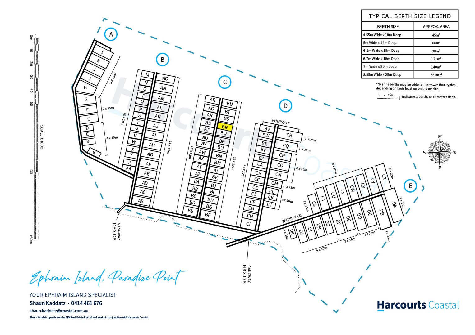 Marina Berth BR Ephraim Island, Paradise Point QLD 4216, Image 2