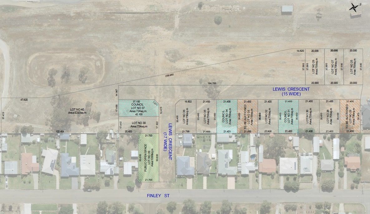 New land in LOTS 28 & 30 Lewis Crescent, FINLEY NSW, 2713