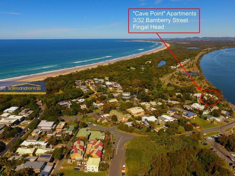 2 bedrooms Apartment / Unit / Flat in 3/32 Bambery Street FINGAL HEAD NSW, 2487