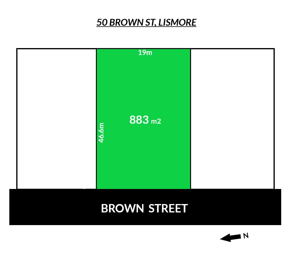 Vacant land in 50 Brown St, LISMORE VIC, 3324